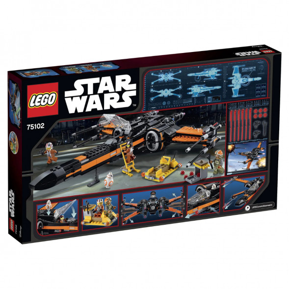 Конструктор LEGO Star Wars 75102 Истребитель По (Poe&amp;#039;s X-Wing Fighter) в Курске
