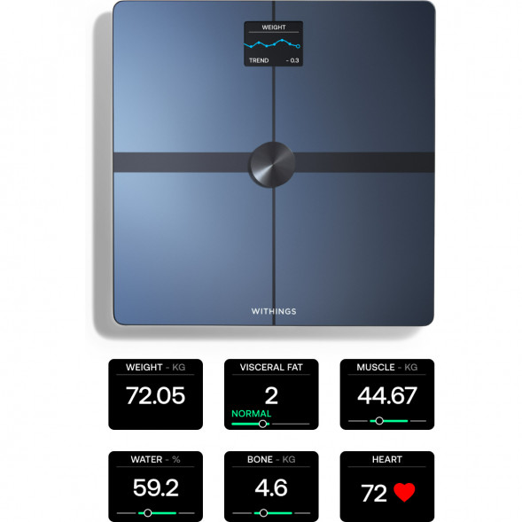 Умные весы Withings Body Smart Black (WBS13-BLACK-ALL-INTER) в Курске