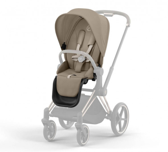 Коляска 2 в 1 Cybex Priam IV Cozy Beige, шасси Rosegold в Курске