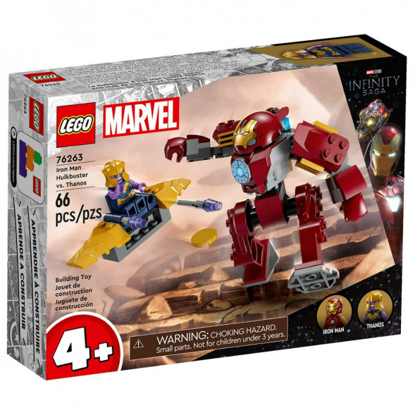 Конструктор LEGO Super Heroes 76263 Железный человек: Халкбастер против Таноса в Курске