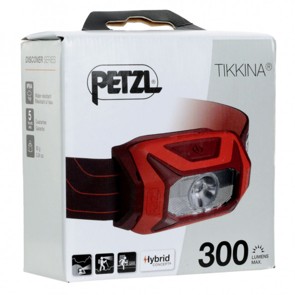 Налобный фонарь Petzl Tikkina E060AA03, красный в Курске