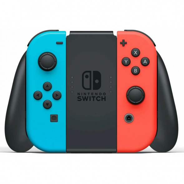 Игровая приставка Nintendo Switch OLED 64 ГБ, неоновый синий/неоновый красный в Курске
