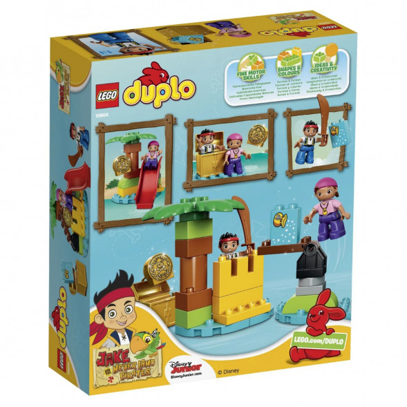 Конструктор LEGO DUPLO Jake 10604 Остров сокровищ в Курске