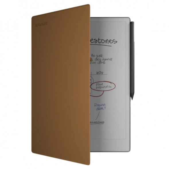 Чехол-книжка reMarkable Book Folio Premium Leather для reMarkable Pro, коричневый в Курске
