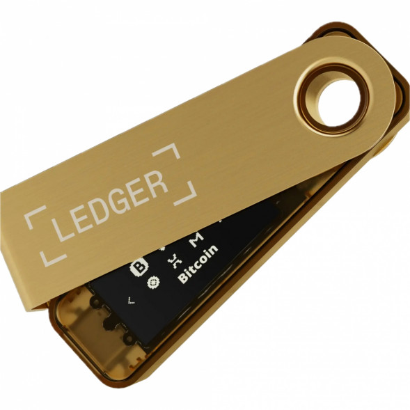 Криптокошелек Ledger Nano S Plus 1 шт., золотой в Курске