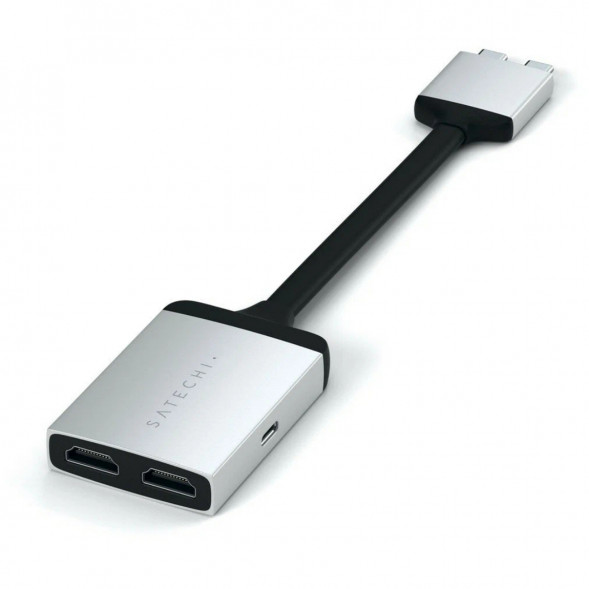 Адаптер Satechi USB-C Dual 4K HDMI Adapter (2xHDMI, USB Type-C) в Курске
