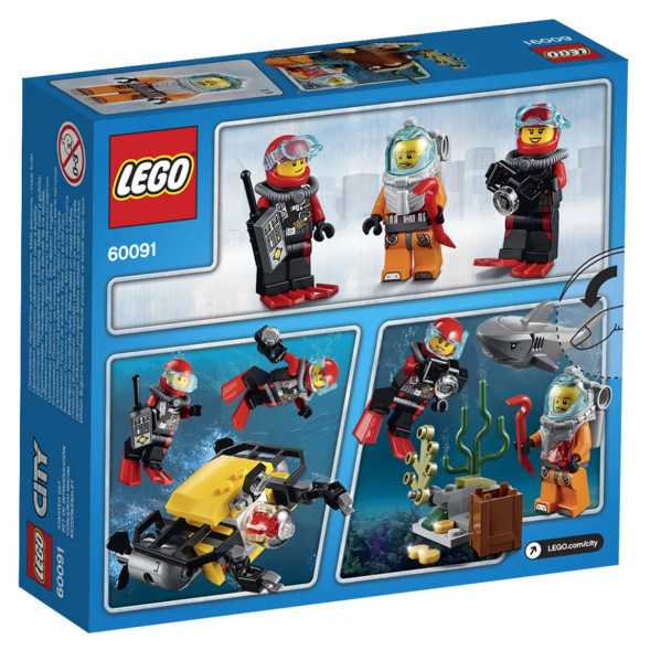 Конструктор LEGO City Deep Sea Explorers 60091 Исследование морских глубин в Курске