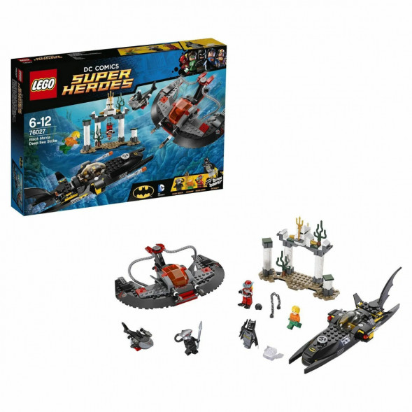 Конструктор LEGO Super Heroes 76027 Глубоководная атака Черного Манта в Курске