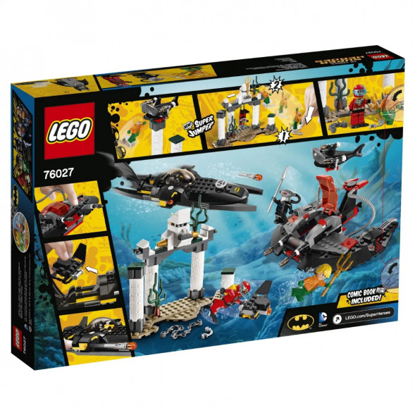Конструктор LEGO Super Heroes 76027 Глубоководная атака Черного Манта в Курске
