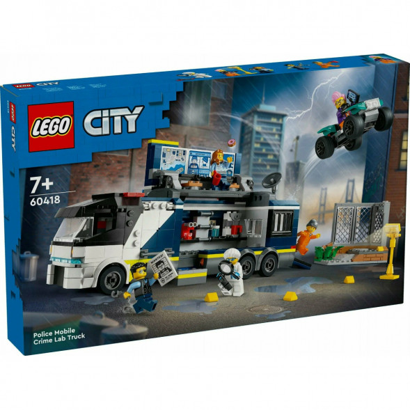 Конструктор LEGO City 60418 Полицейский грузовик криминалистической лаборатории в Курске