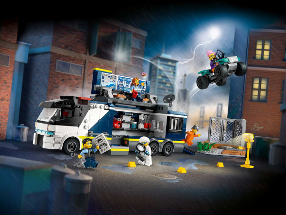 Конструктор LEGO City 60418 Полицейский грузовик криминалистической лаборатории в Курске