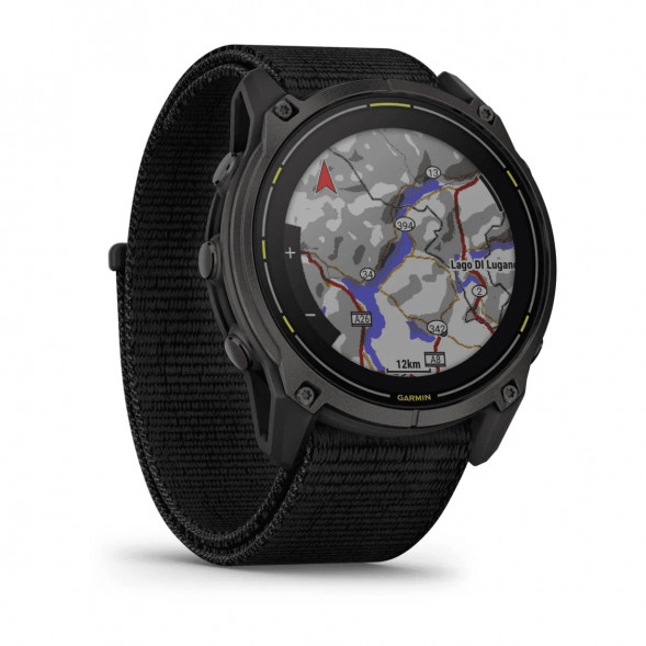 Умные часы Garmin Enduro 3 51mm Black с нейлоновым ремешком UltraFit 010-02751-01 в Курске
