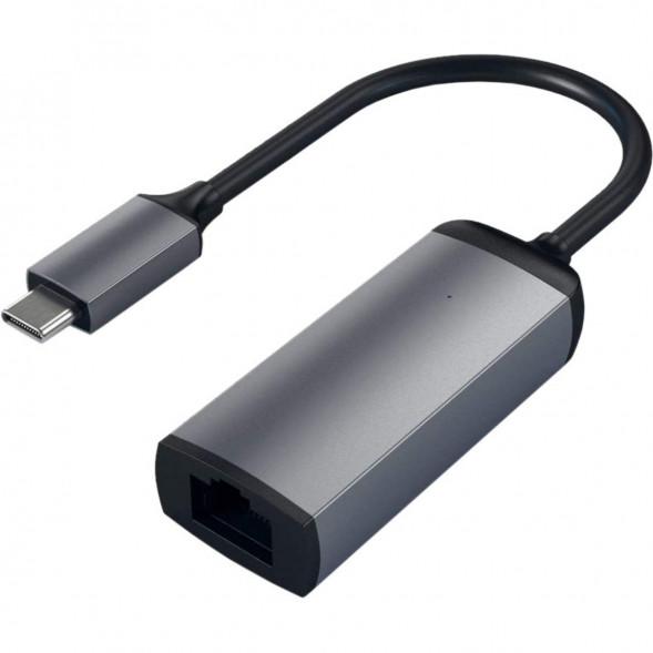 Адаптер Satechi USB-C - Ethernet ST-TCENM, серый космос в Курске