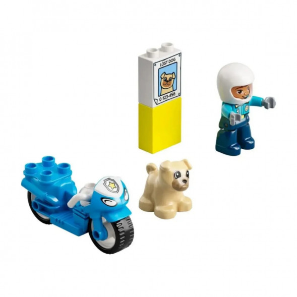 Конструктор LEGO DUPLO 10967 Полицейский мотоцикл в Курске
