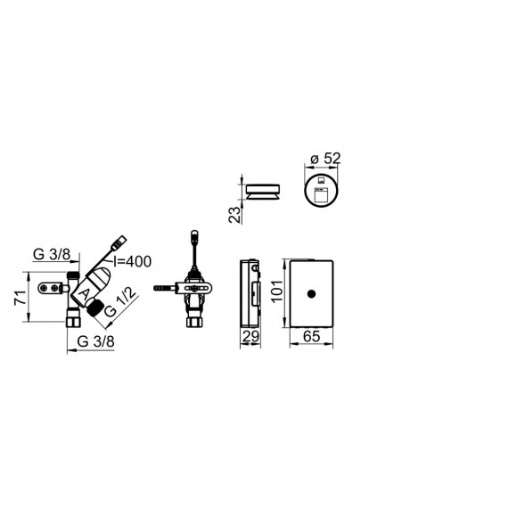 Электронный клапан для стиральной или посудомоечной машины Oras (272100) в Курске
