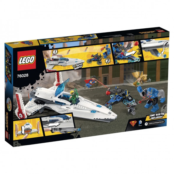 Конструктор LEGO Super Heroes 76028 Вторжение Дарксайда в Курске