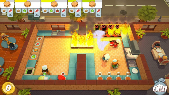 Игра Overcooked &amp;amp; Overcooked 2 [Nintendo Switch, английская версия] в Курске