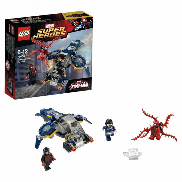 Конструктор LEGO Super Heroes 76036 Воздушная атака Карнажа в Курске
