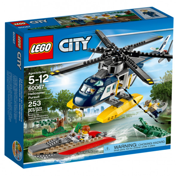Конструктор LEGO City 60067 Погоня на полицейском вертолёте в Курске