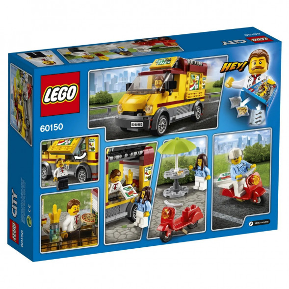 Конструктор LEGO City Great Vehicles 60150 Фургон-пиццерия в Курске