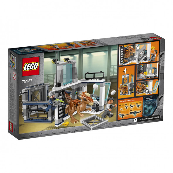 Конструктор LEGO Jurassic World 75927 Побег стигимолоха из лаборатории в Курске