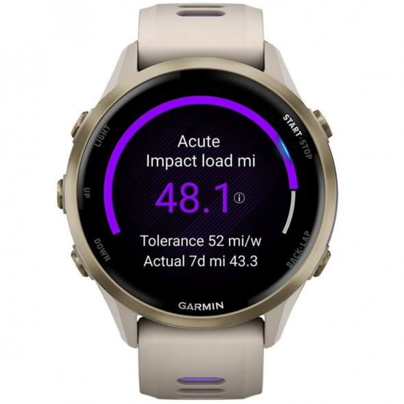 Умные часы Garmin Forerunner 970 Soft Gold Titanium/French Gray Translucent Indigo Band 010-02969-12 в Курске