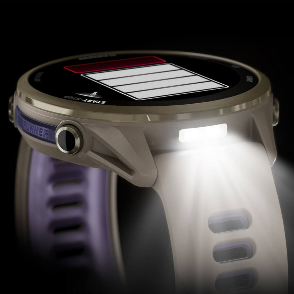 Умные часы Garmin Forerunner 970 Soft Gold Titanium/French Gray Translucent Indigo Band 010-02969-12 в Курске