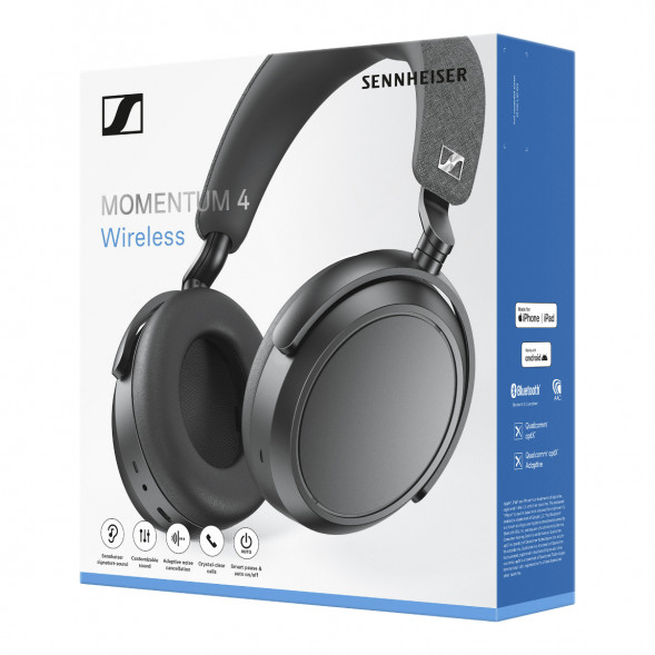 Беспроводные наушники Sennheiser Momentum 4 Wireless, Graphite в Курске