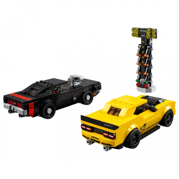 Конструктор LEGO Speed Champions 75893 2018 Dodge Challenger SRT Demon и 1970 Dodge Charger R/T в Курске