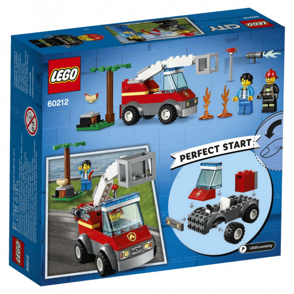 Конструктор LEGO City Fire 60212 Пожар на пикнике в Курске