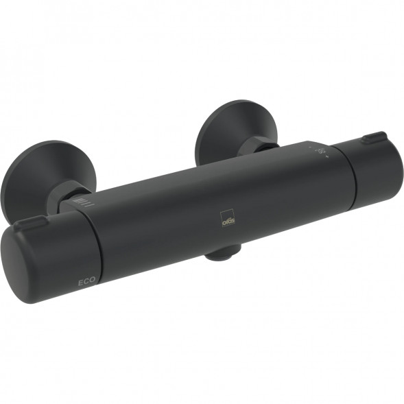Термостатический смеситель для душа Oras Nova (7460-33), матовый чёрный в Курске