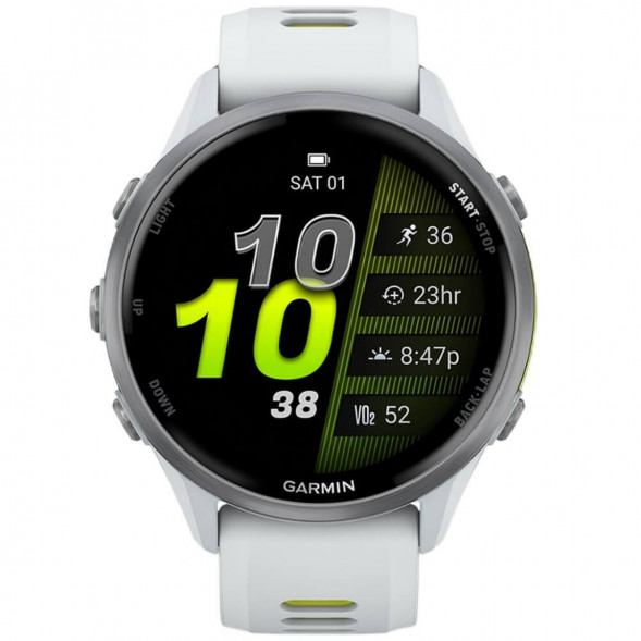 Умные часы Garmin Forerunner 970 Titanium Whitestone/Translucent Amp Yellow Band 010-02969-11 в Курске