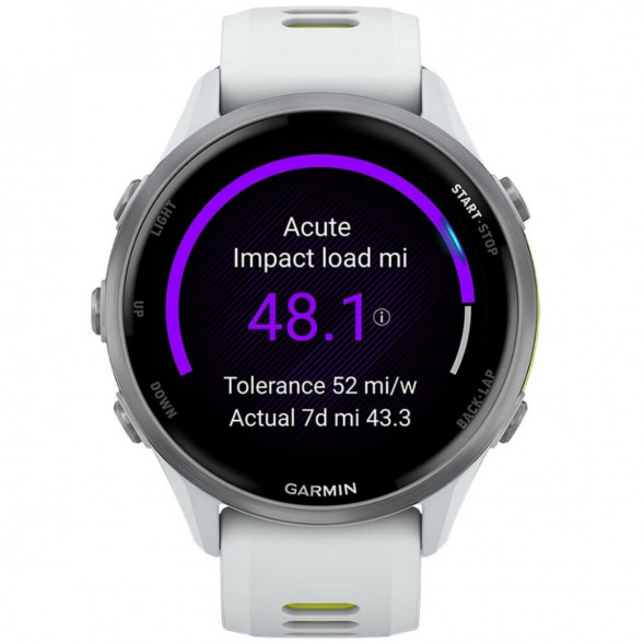 Умные часы Garmin Forerunner 970 Titanium Whitestone/Translucent Amp Yellow Band 010-02969-11 в Курске