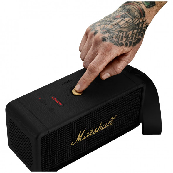 Портативная акустика Marshall Middleton, 60 Вт, черный и латунный в Курске