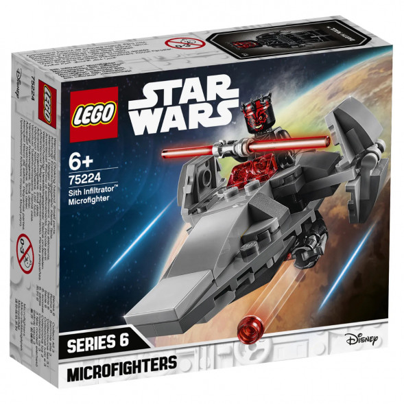 Конструктор LEGO Star Wars 75224 Микрофайтеры Корабль-лазутчик ситхов в Курске