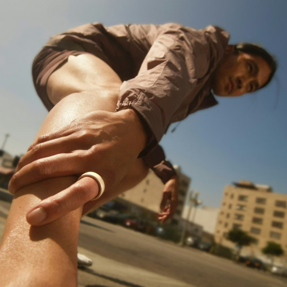 Умное кольцо Oura Ring 4 Ceramic (размер 10), Розовый/Petal в Курске