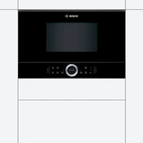 Встраиваемая микроволновая печь Bosch BFR634GB1, черный в Курске