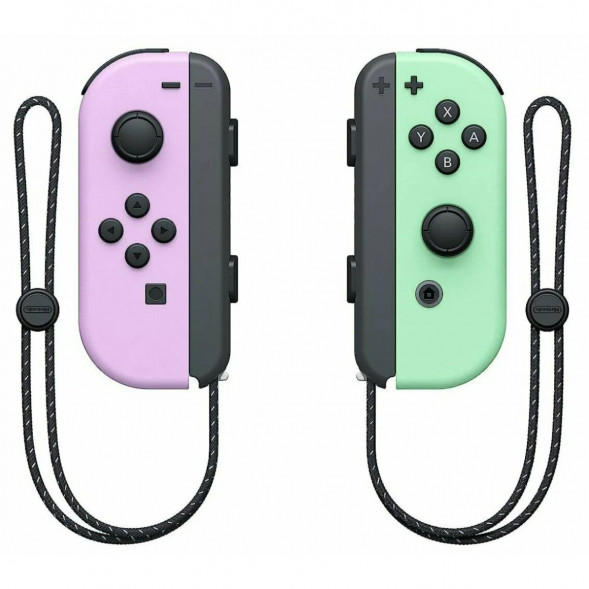 Геймпад Nintendo Switch Joy-Con controllers Duo, пастельный пурпурный / пастельный зеленый в Курске