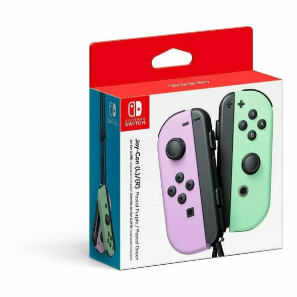 Геймпад Nintendo Switch Joy-Con controllers Duo, пастельный пурпурный / пастельный зеленый в Курске