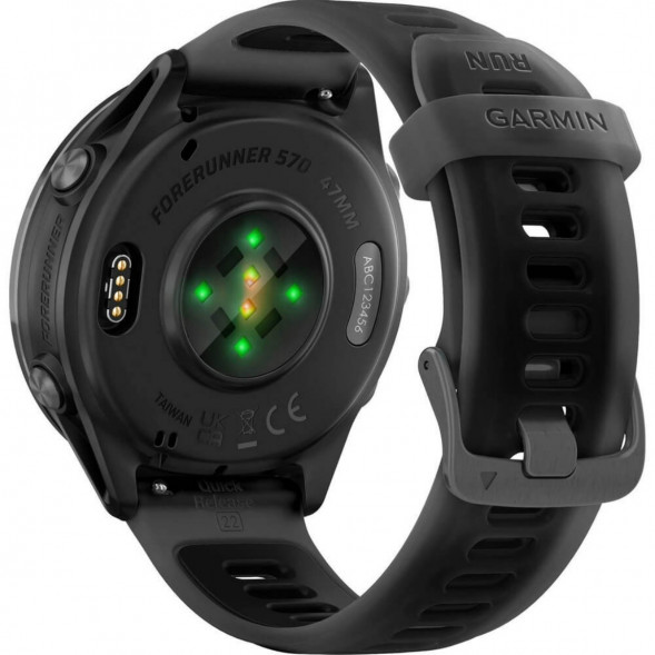 Умные часы Garmin Forerunner 570 47 мм Slate Grey Aluminium/Translucent Black 010-02971-00 в Курске