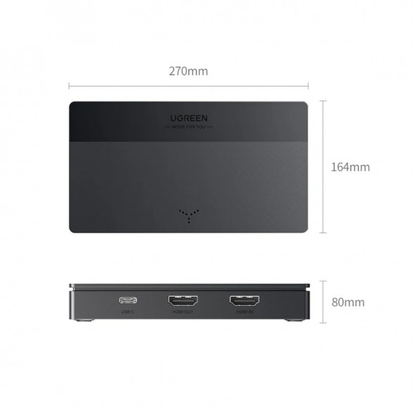 Карта видеозахвата UGREEN CM630 HDMI 4K60Hz в Курске