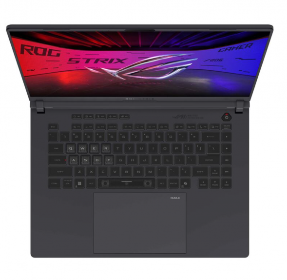 Ноутбук ASUS ROG Strix G16 2025 G615LR-S5222 (Intel Core Ultra 9 275HX 2700MHz/16&amp;quot;/2560x1600/32Gb/1Tb/NVIDIA GeForce RTX 5070Ti/Без ОС) Серый в Курске
