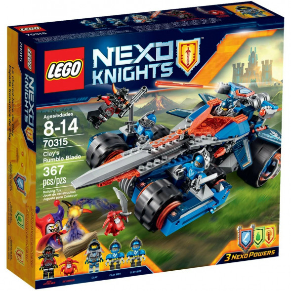 Конструктор LEGO Nexo Knights 70315 Устрашающий разрушитель Клэя в Курске