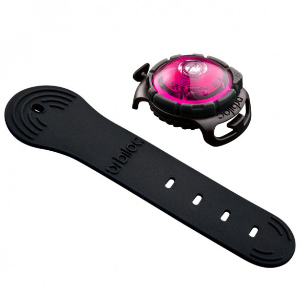 Фонарь для собак Orbiloc Dog Dual Fashion Colours, розовый в Курске