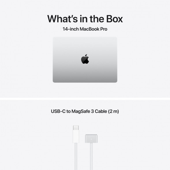 Ноутбук Apple MacBook Pro 14 2026 MJLV4 (M5 Pro 16-Core GPU, 24GB/2TB), Серебристый/Silver в Курске