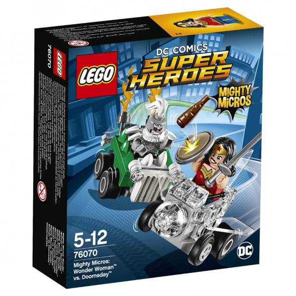 Конструктор LEGO Super Heroes 76070 Mighty Micros: Чудо-женщина против Думсдэя в Курске