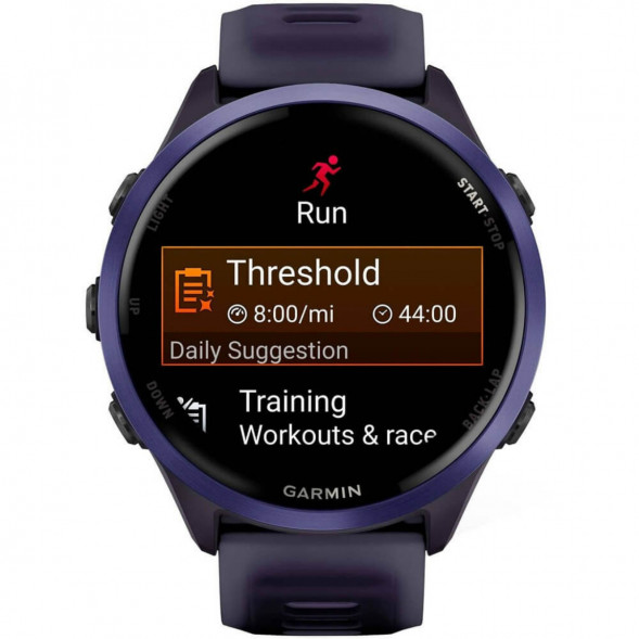 Умные часы Garmin Forerunner 570 47 мм Indigo Aluminium/Translucent Imperial Purple/Indigo 010-02971-02 в Курске