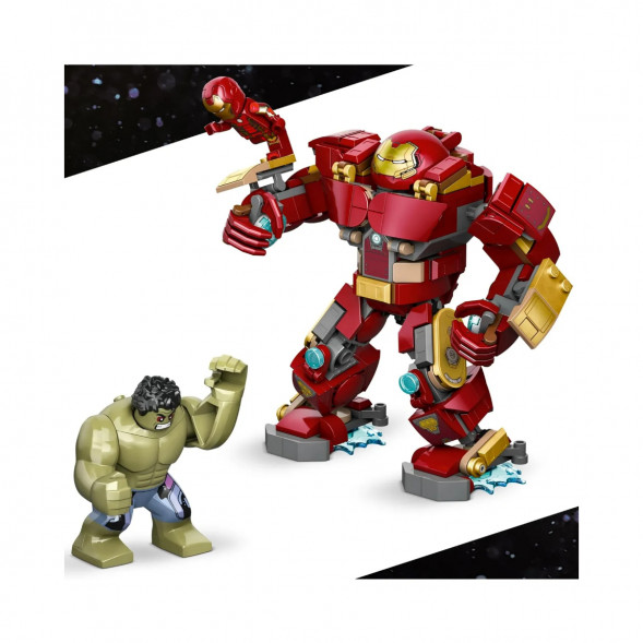 Конструктор LEGO Super Heroes 76343 Легендарная битва Халкбастера против Халка в Курске