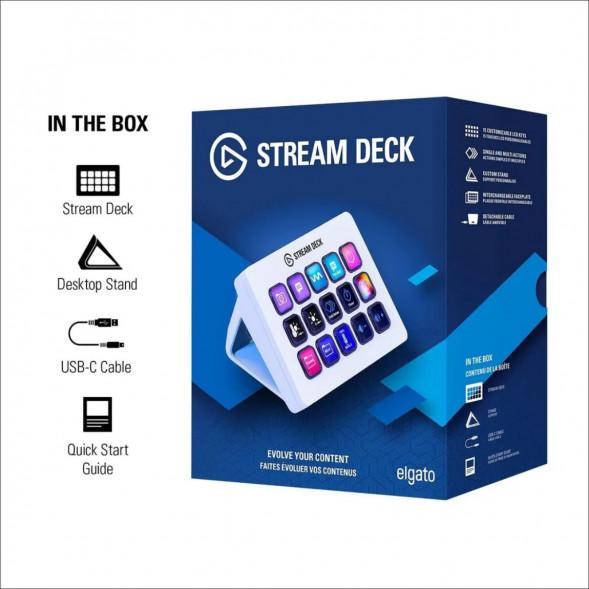 Контроллер Elgato Stream Deck MK.2, белый в Курске