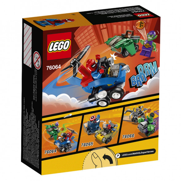 Конструктор LEGO Super Heroes 76064 Человек‑паук против Зелёного Гоблина в Курске